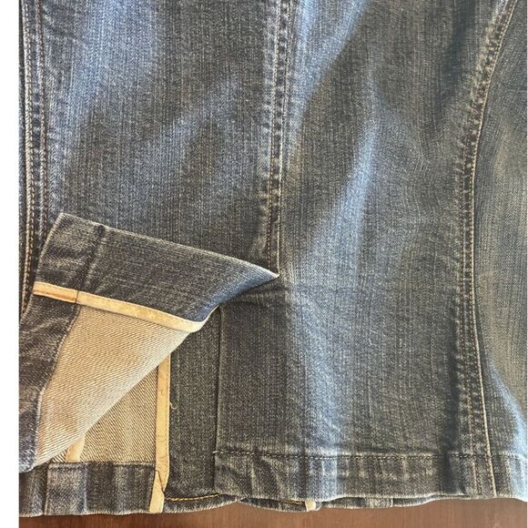 Vintage GAP Y2K Jean Jacket Size 14 Stretch Denim Classic Preppy Coastal Grandma - Picture 14 of 15